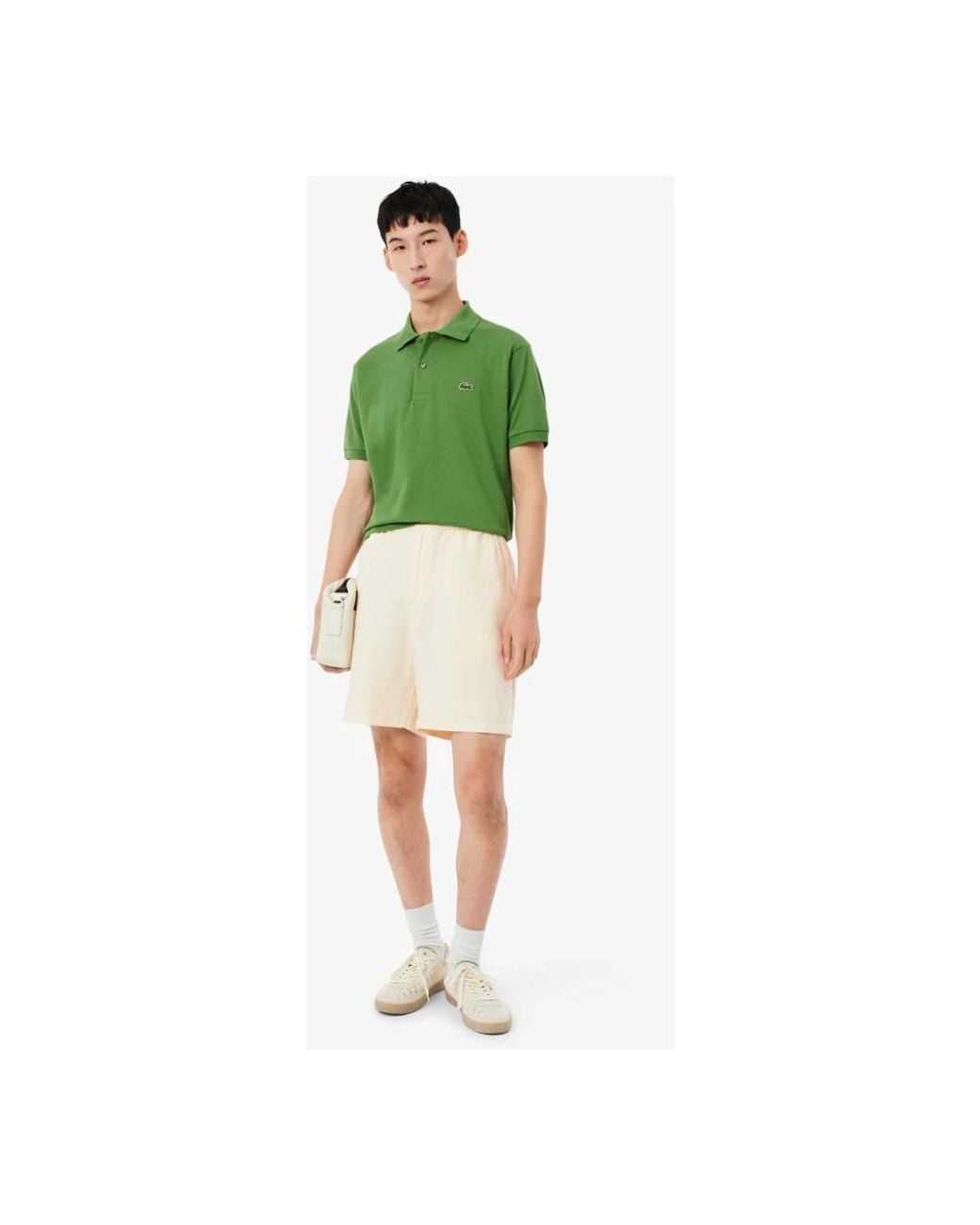 Lacoste White Casual Shorts for men