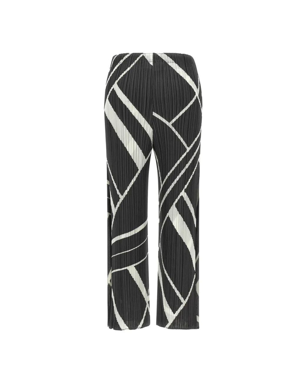 Issey Miyake Black Wide Trousers