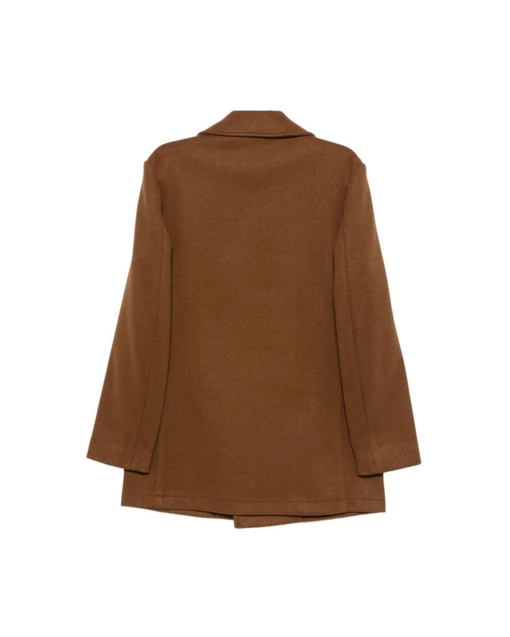 Daniele Alessandrini Brown Double-Breasted Coats for men
