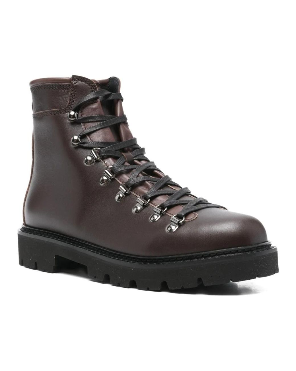 Bally Brown Lace-Up Boots for men
