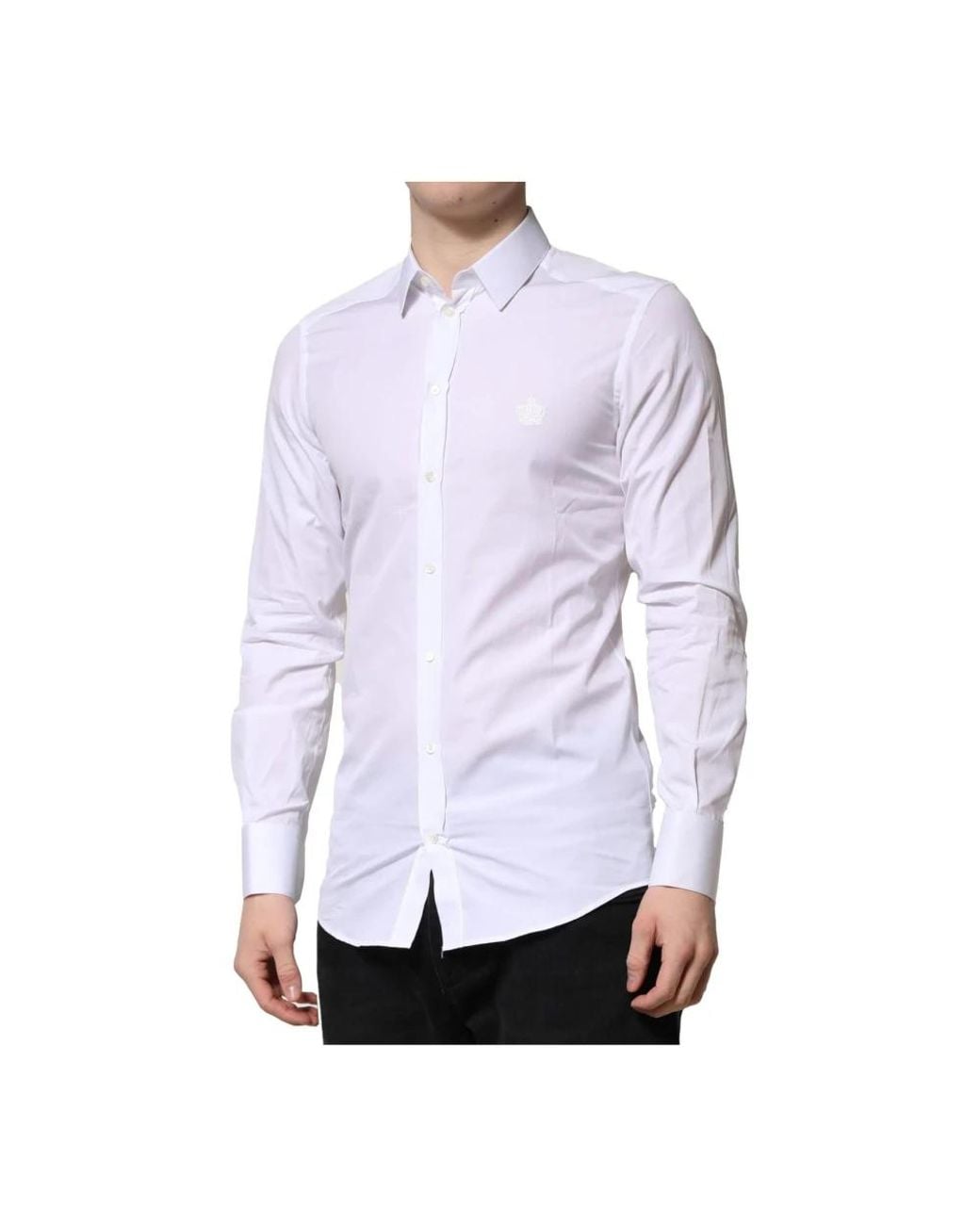 Dolce & Gabbana Purple Formal Shirts for men