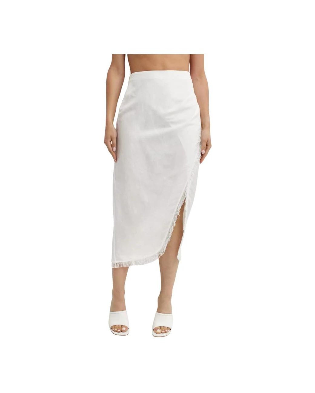 Midi Skirts Jonathan Simkhai de color Gray