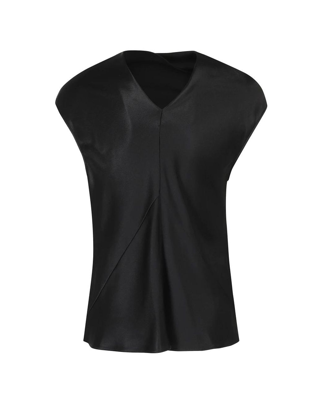 Alberta Ferretti Black Sleeveless Tops