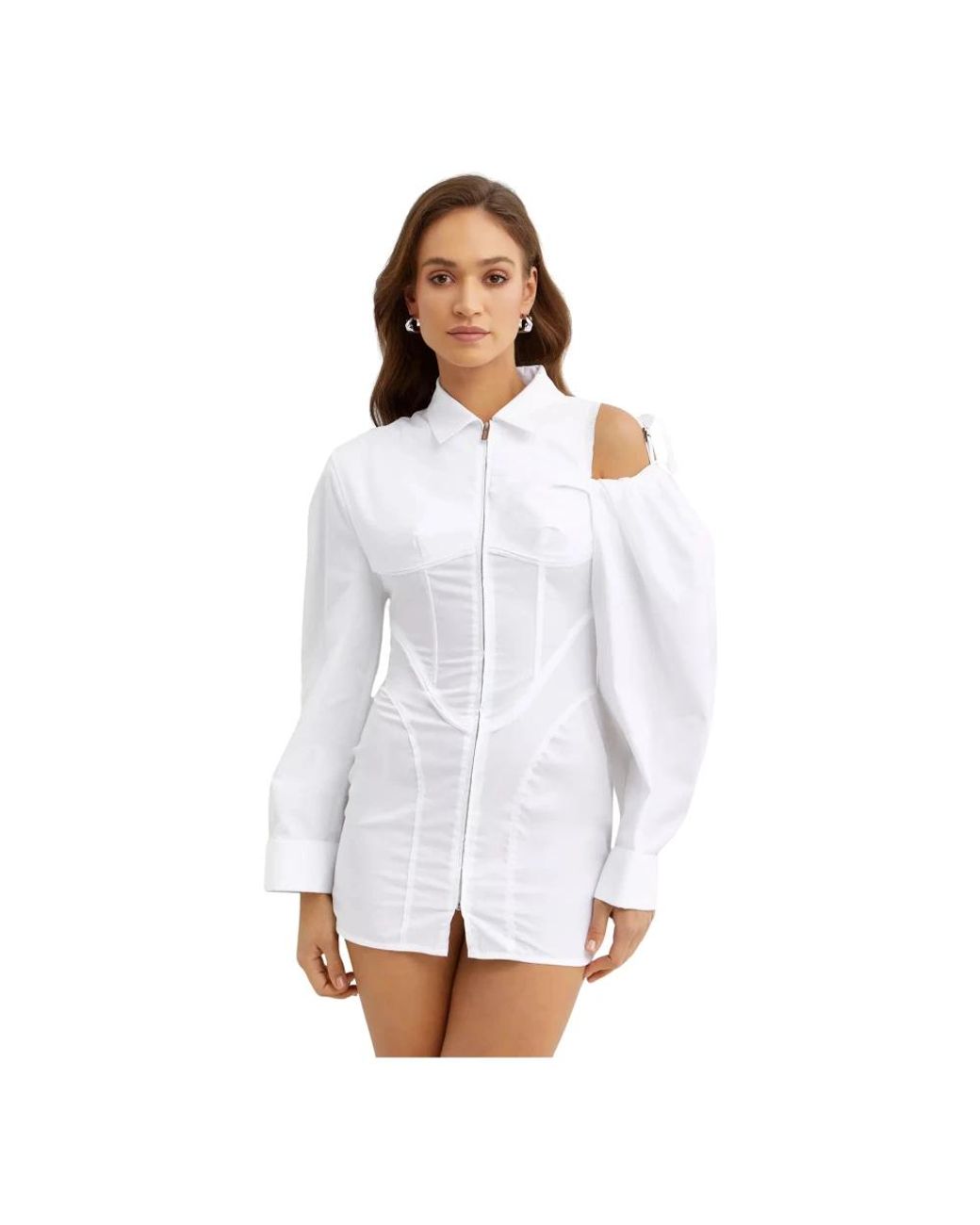Jacquemus White Shirt Dresses