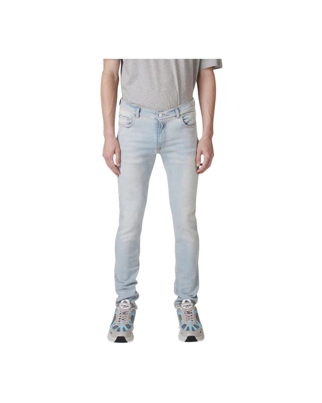 Iceberg Blue Slim Fit Jeans for men