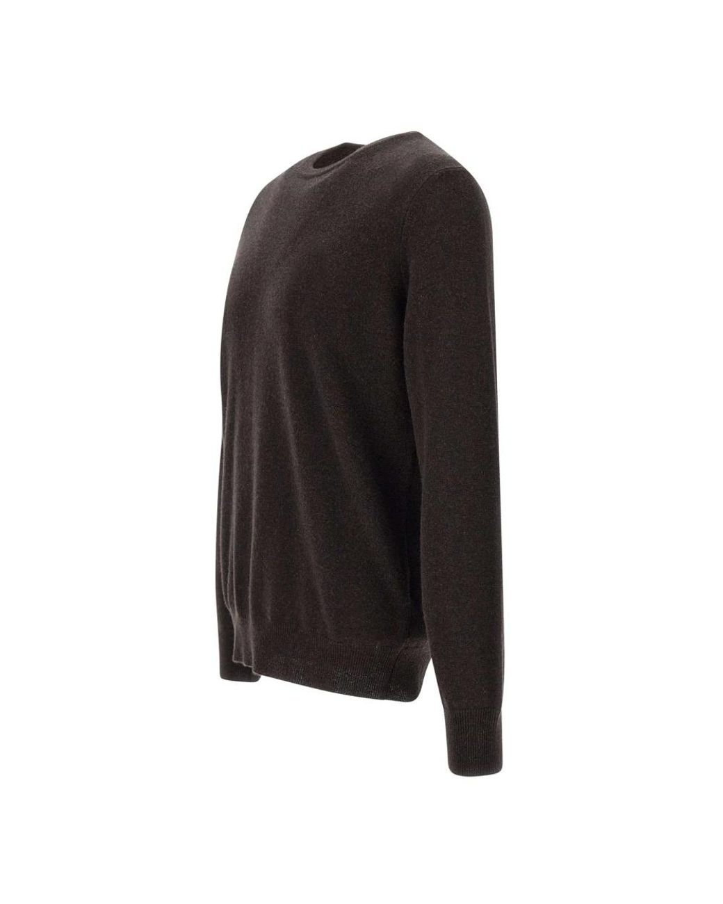 Kangra Black Round-Neck Knitwear for men