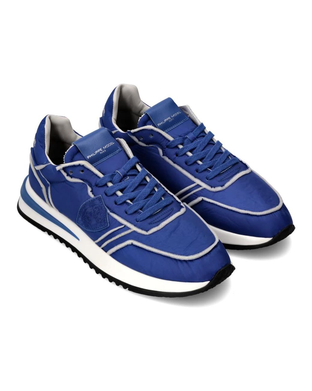 Philippe Model Blue Sneakers for men