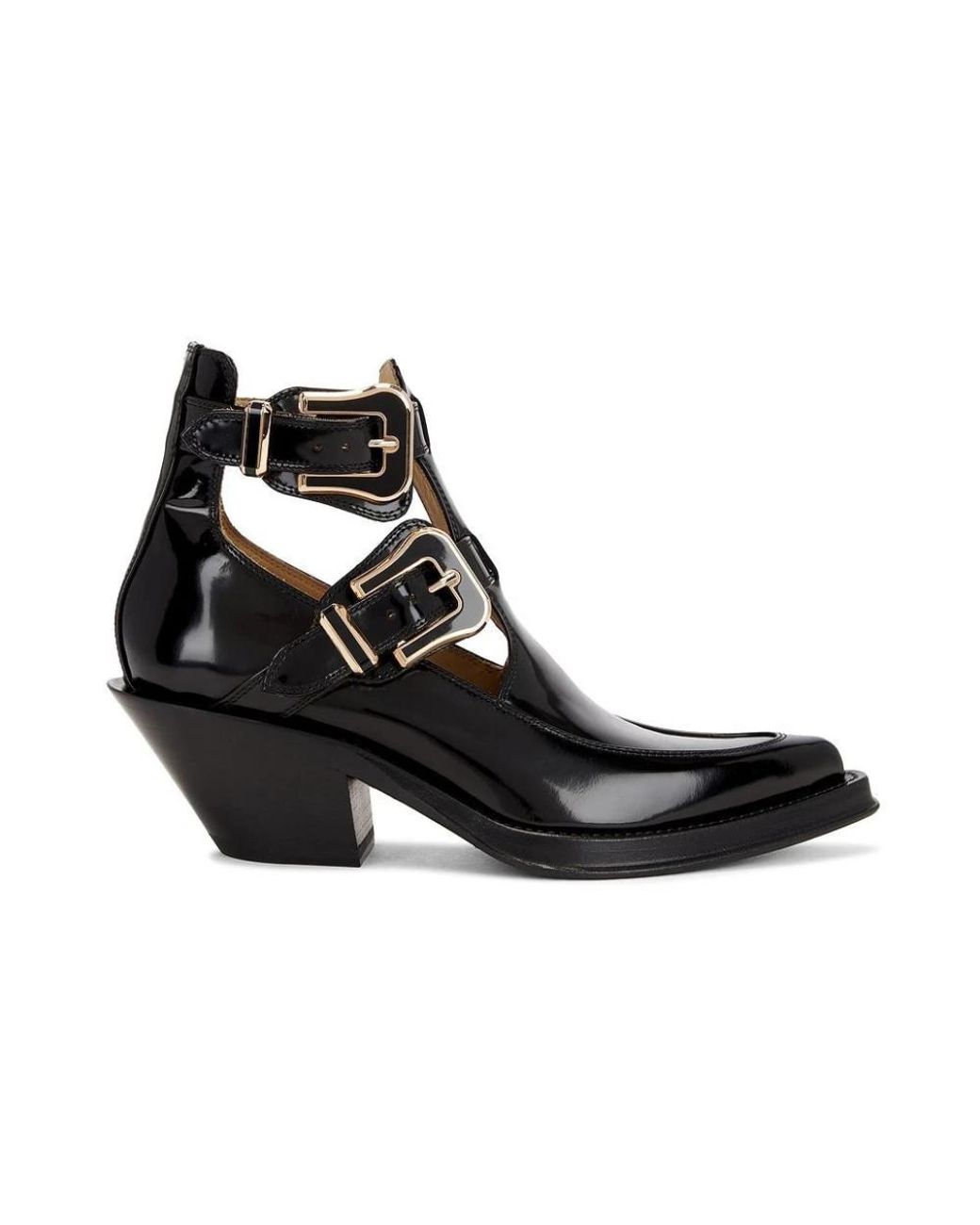 Gabriela Hearst Black Cowboy & Biker Boots