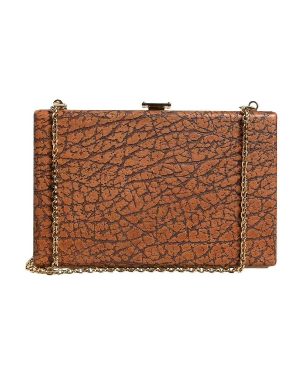Dolce & Gabbana Brown Cross Body Bags
