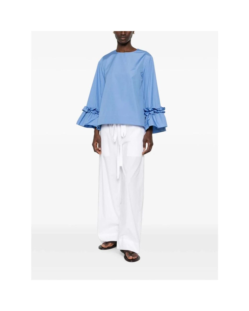 Max Mara Blue Blouses