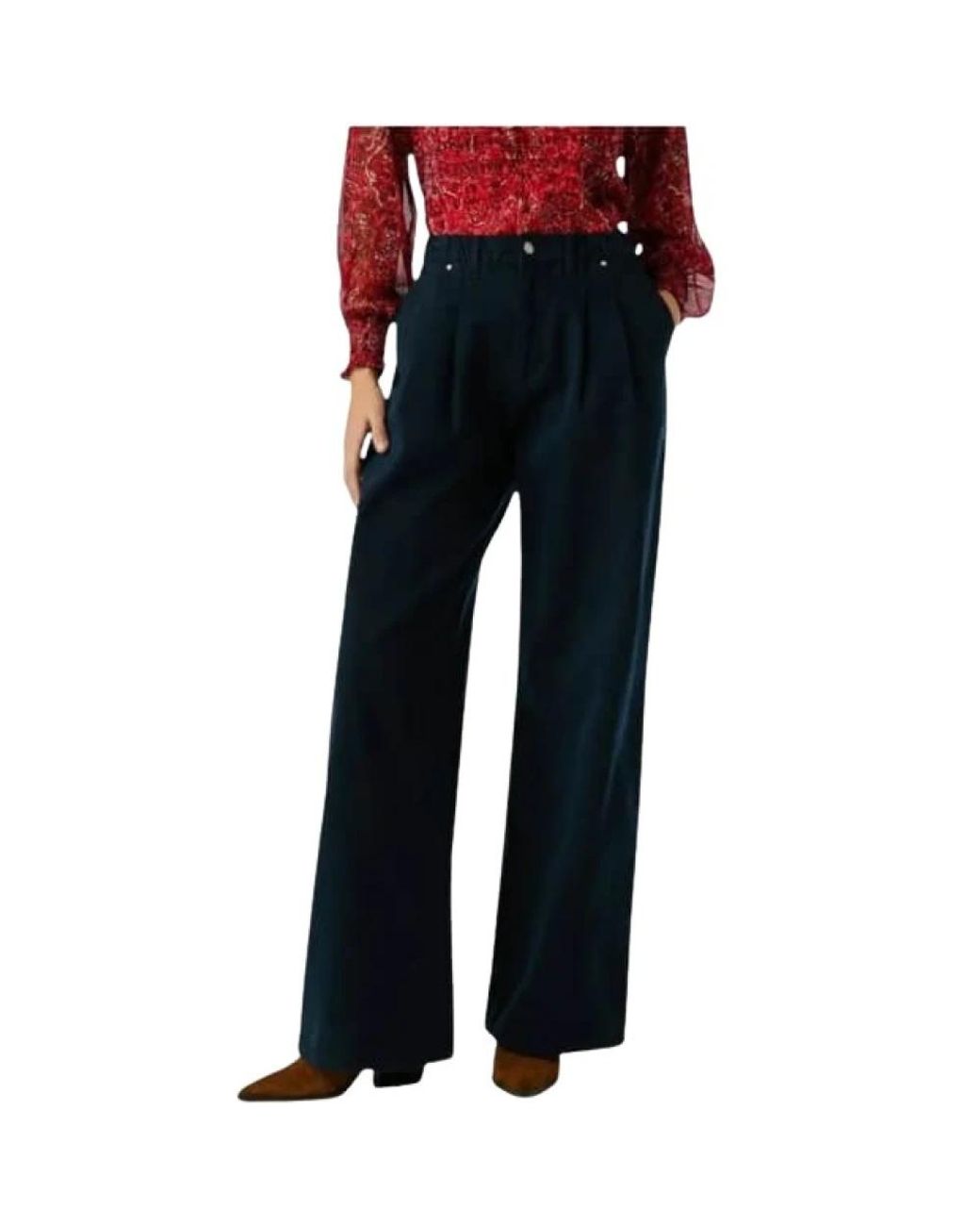 Pepe Jeans Blue Straight Trousers