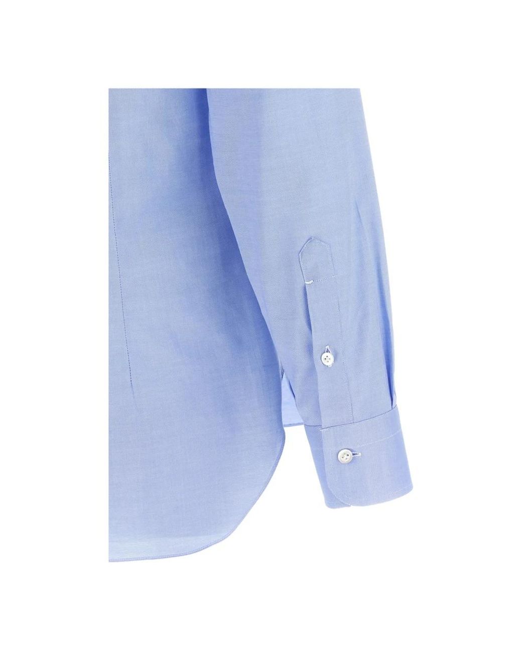 Barba Napoli Blue Formal Shirts for men