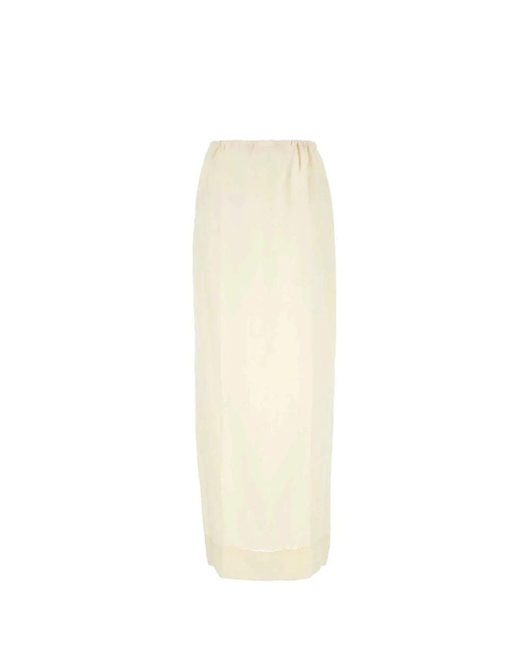 Prada Maxi Rok in het Natural
