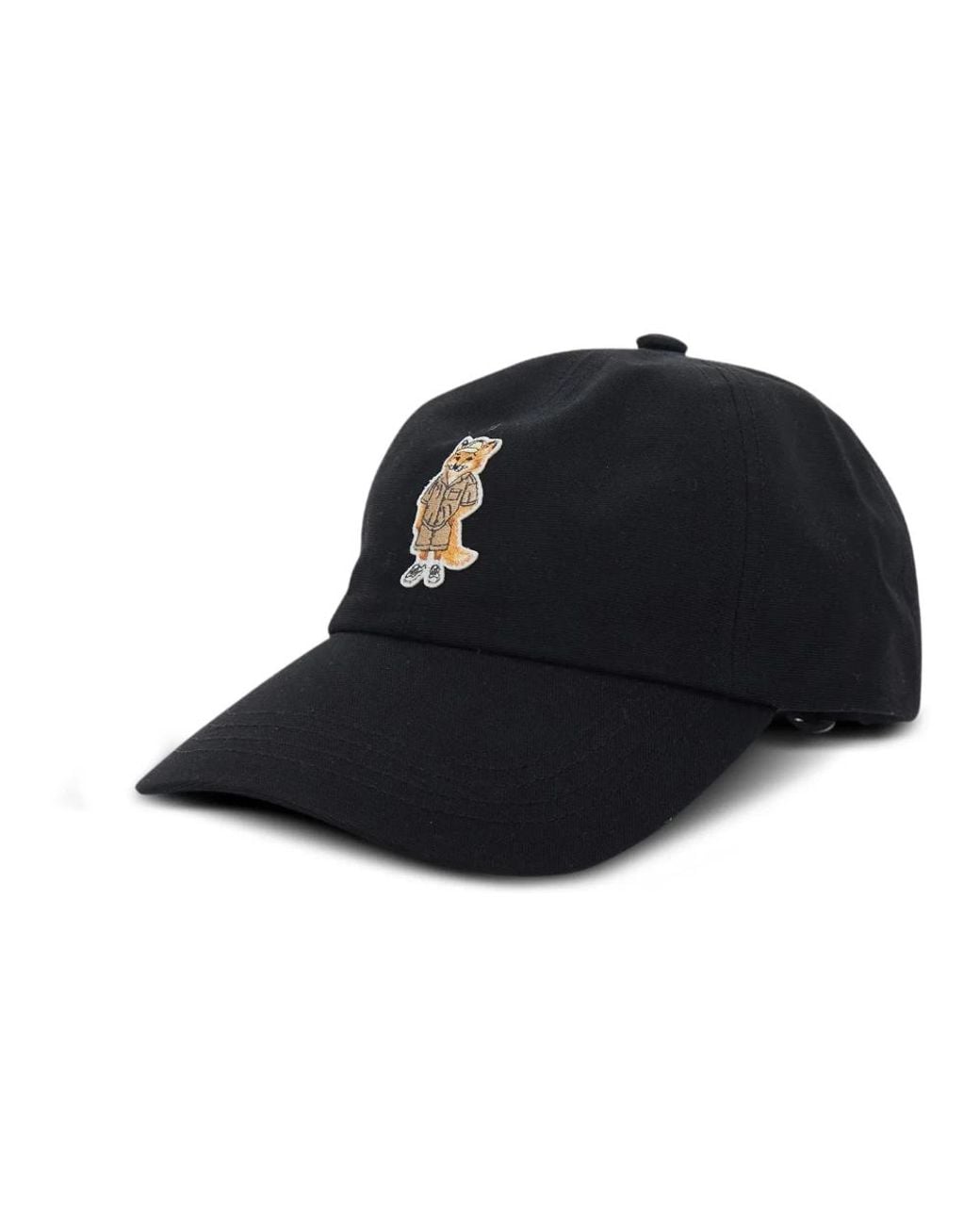Caps Maison Kitsuné en coloris Black