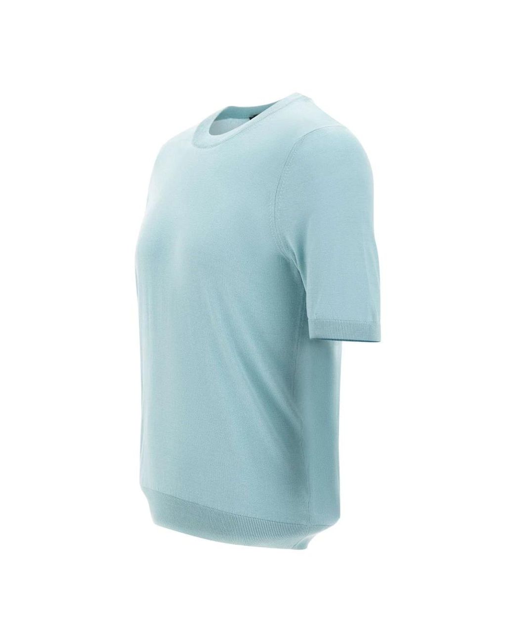 Gran Sasso Blue Round-Neck Knitwear for men