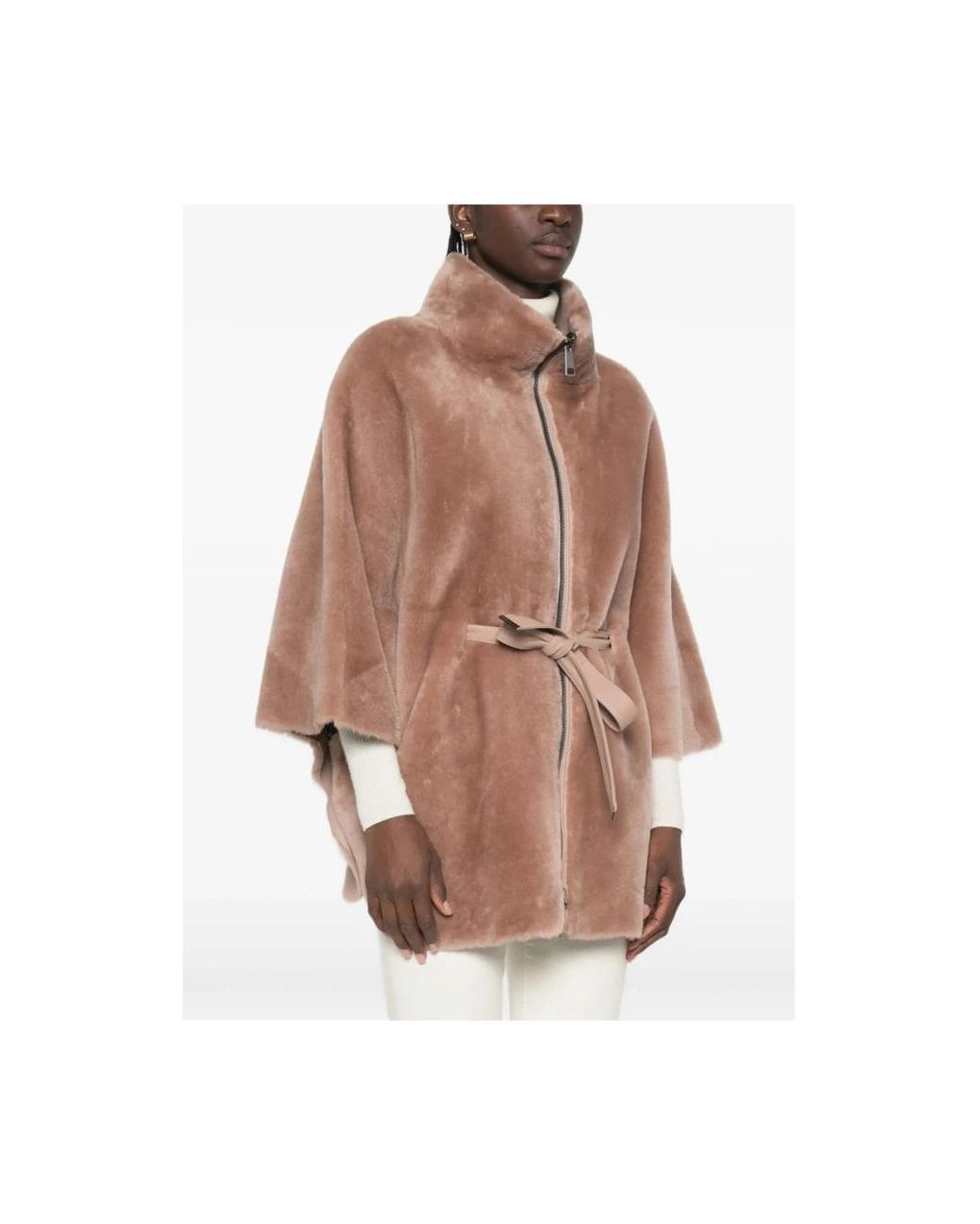 Suprema Brown Faux Fur & Shearling Jackets