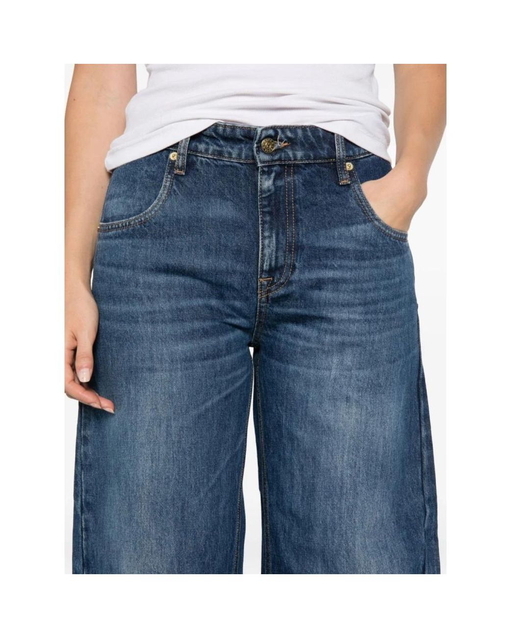 Cropped Jeans CYCLE de color Blue