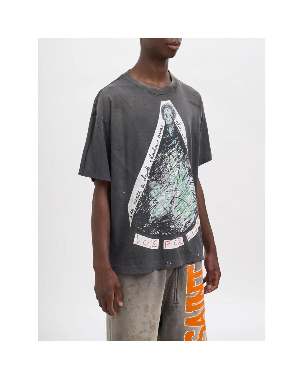 SAINT Mxxxxxx Black T-Shirts for men