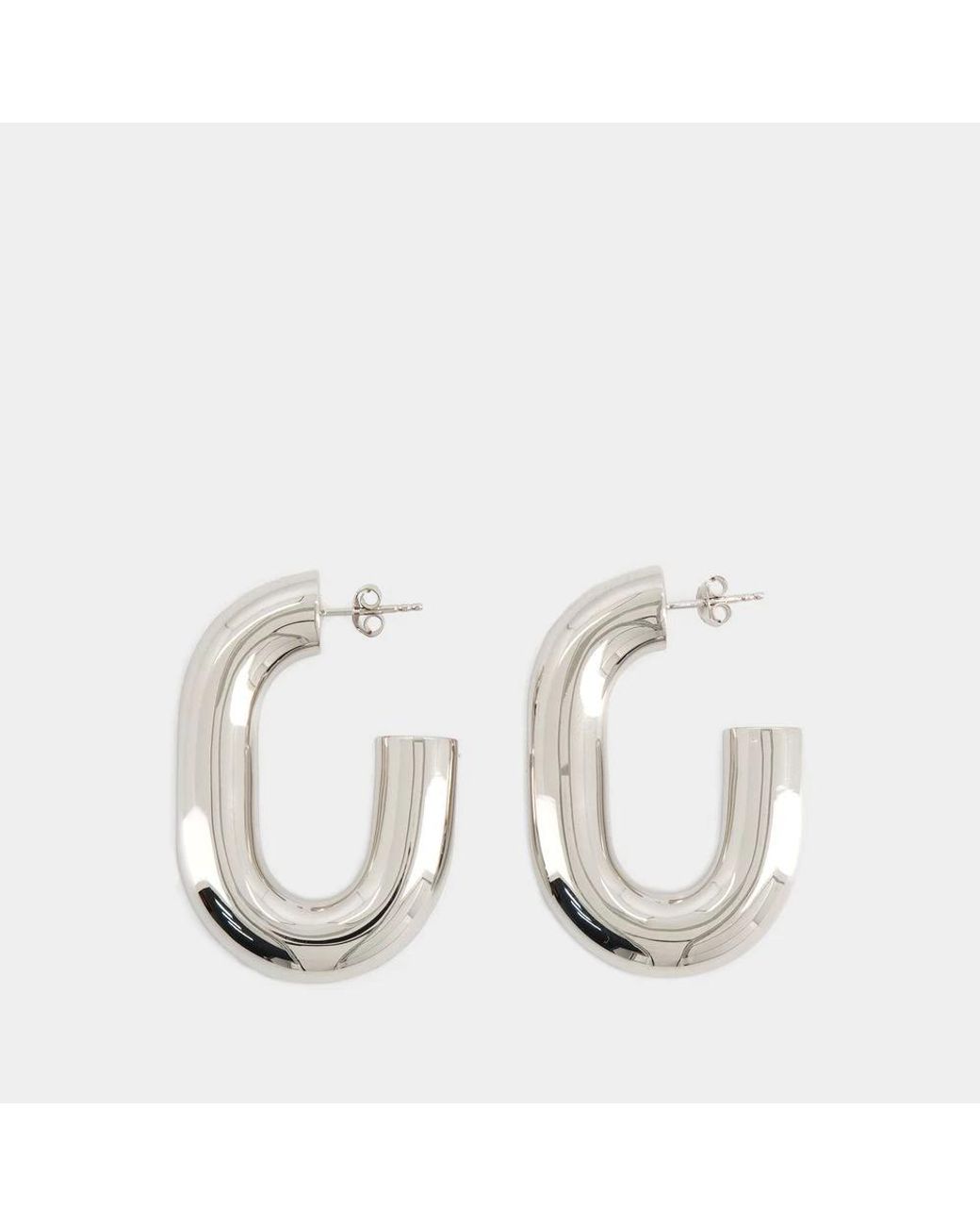 Earrings Rabanne de color Metallic