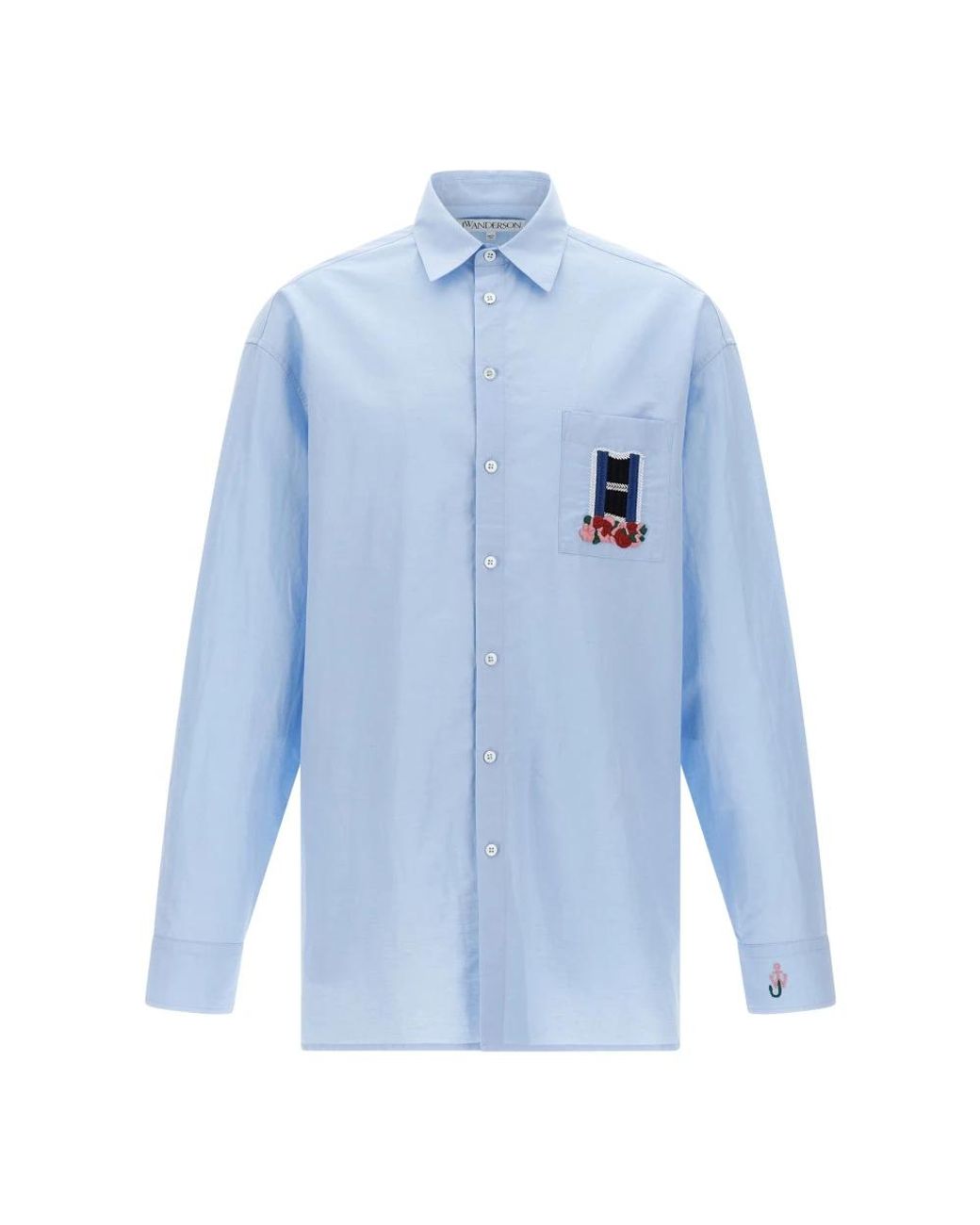 J.W. Anderson Blue Casual Shirts for men