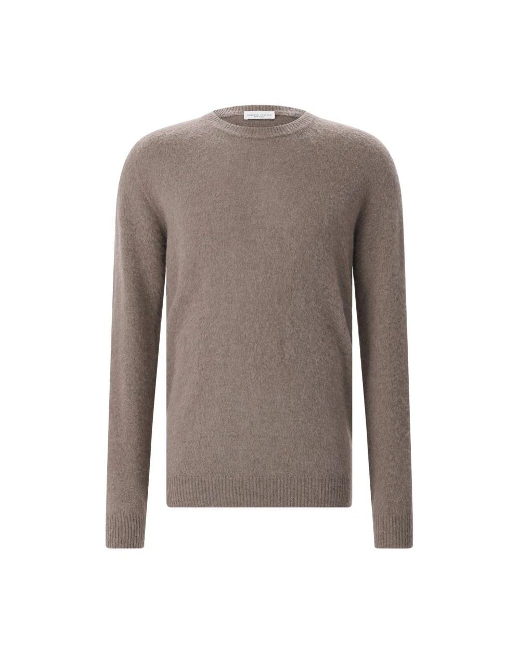 Roberto Collina Brown Round-Neck Knitwear for men