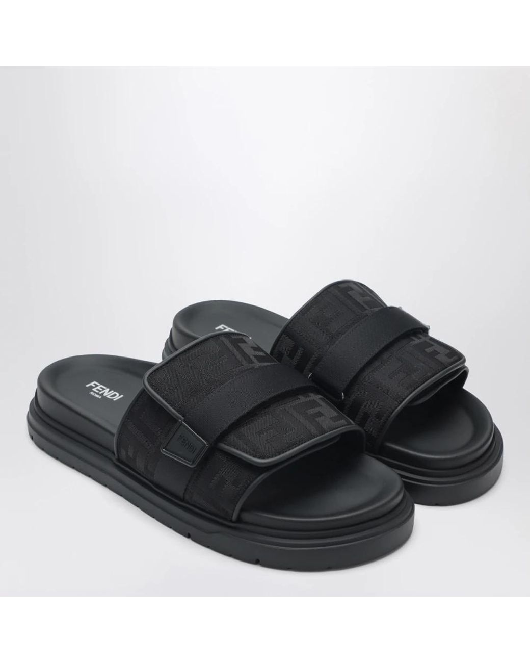Fendi Chunky Slides in Blue für Herren