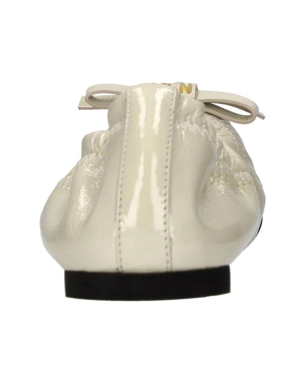 N°21 White Ballerina Shoes