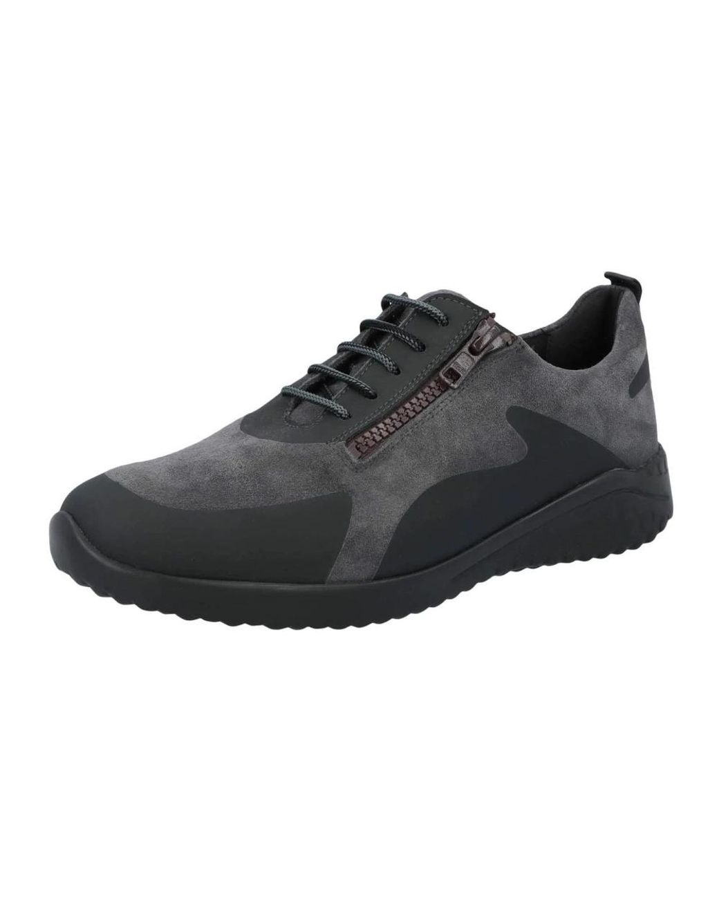 SOLIDUS Black Freizeit-Schnürschuhe