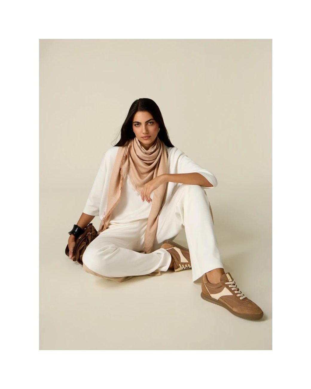 Sweatpants Oltre de color White