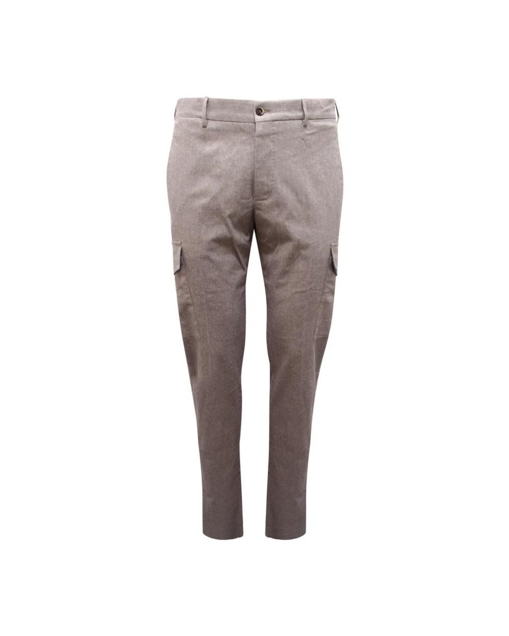 PT01 Gray Slim-Fit Trousers for men