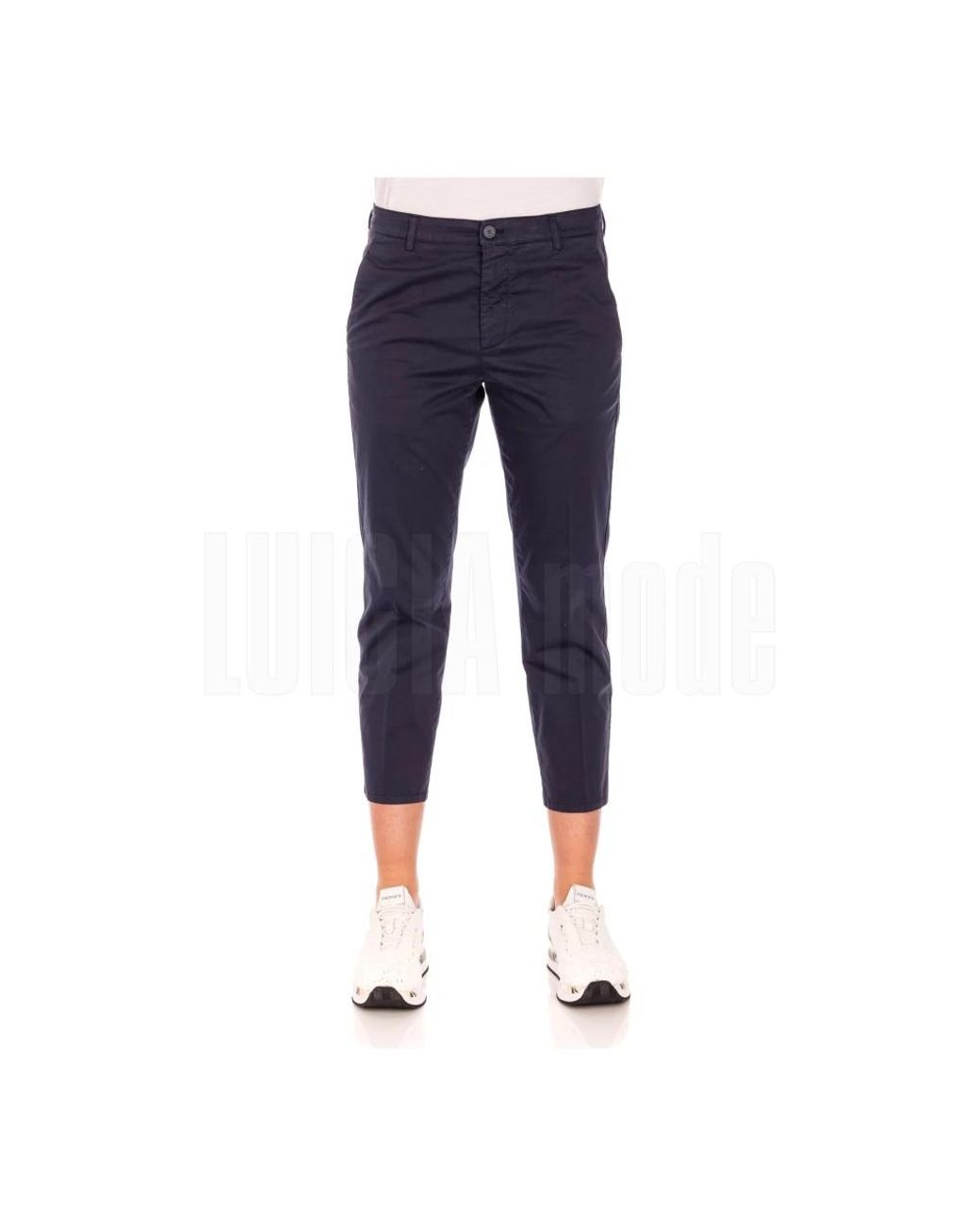 Dondup Blue Cropped Trousers