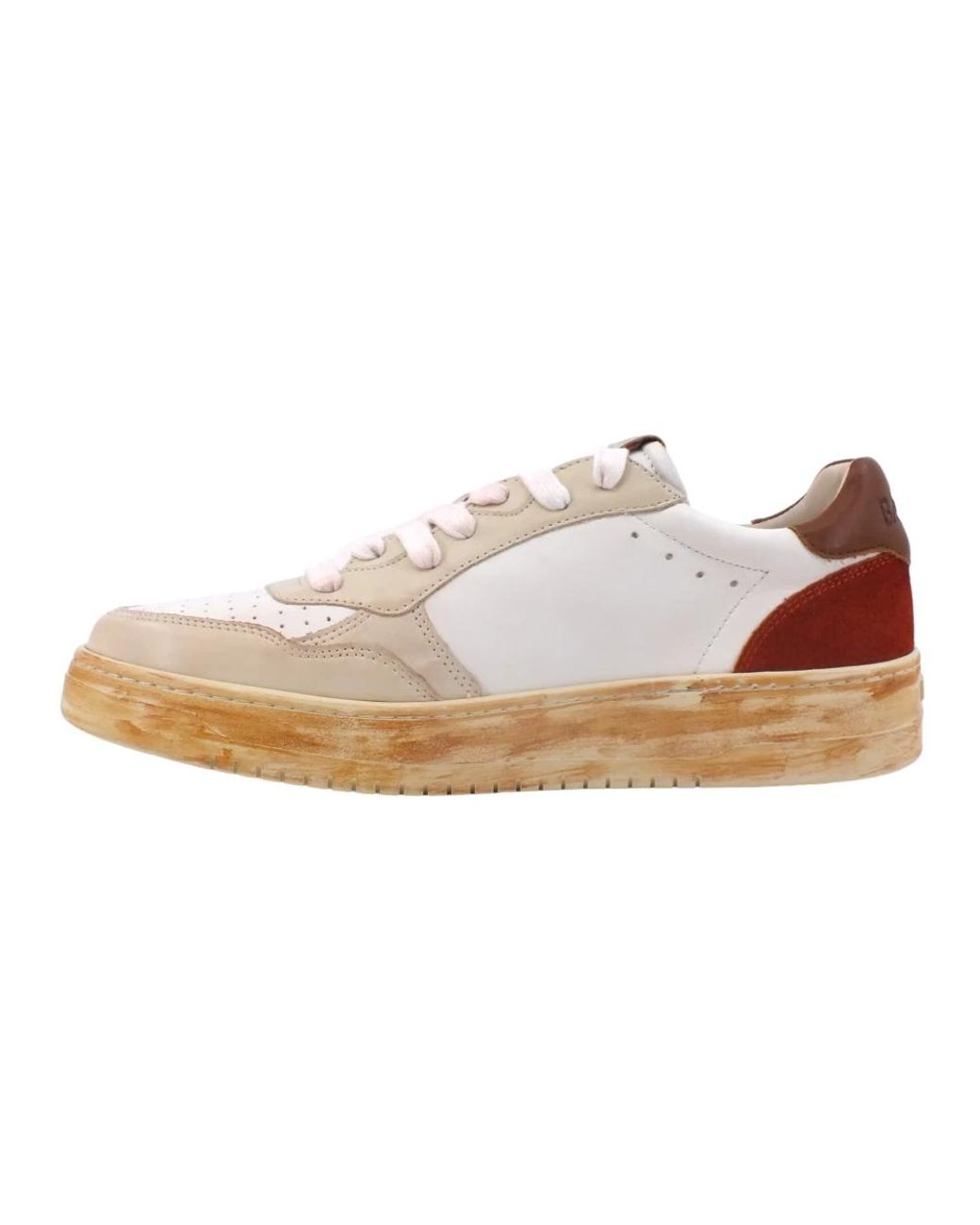 Back70 Schoenen ,Wit ,Leer Cloud Sneaker in het White voor heren