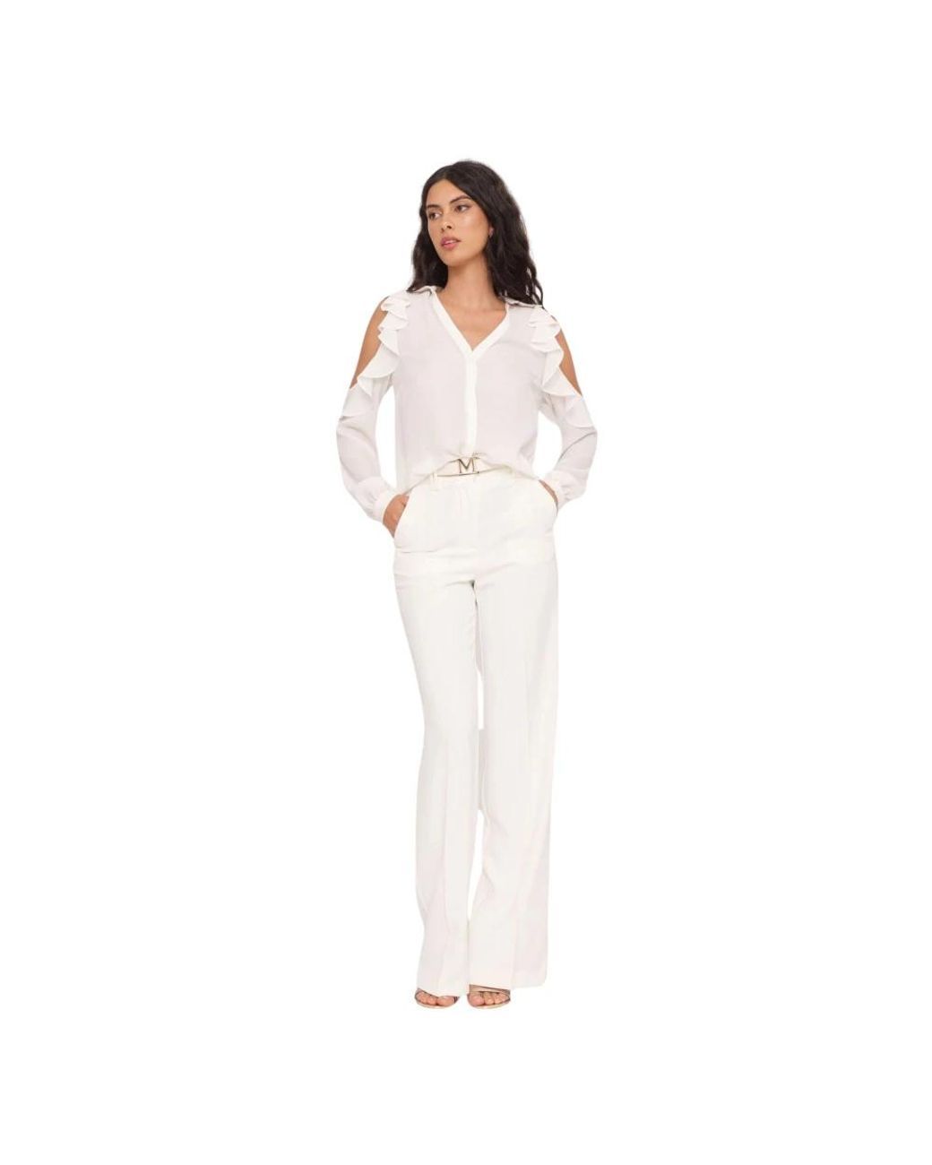 Marciano White Wide Trousers