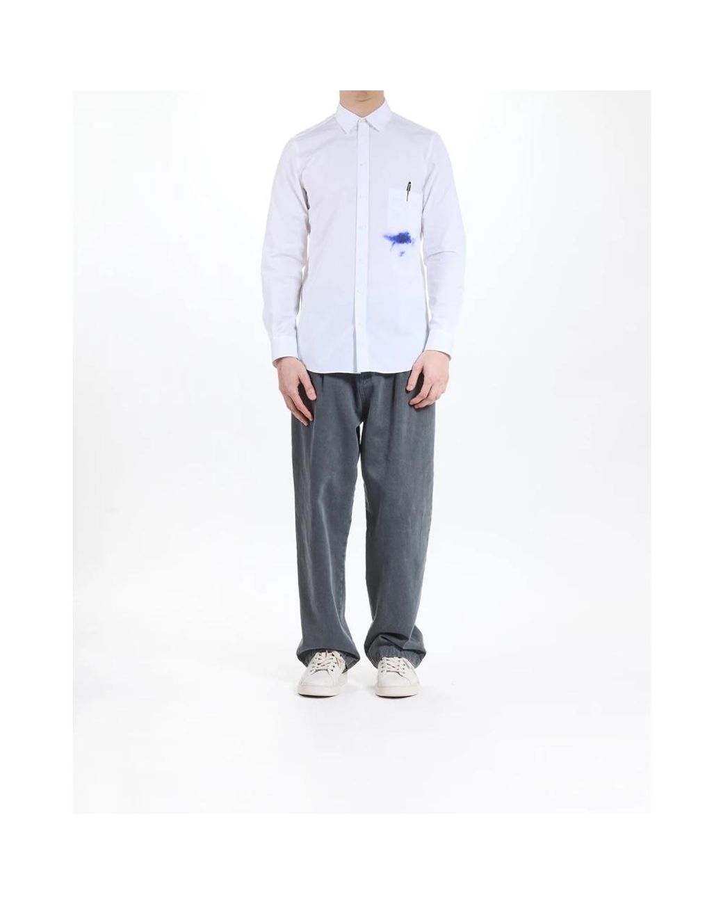 Moschino Blue Casual Shirts for men