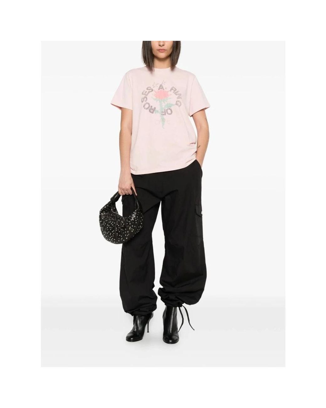Ganni Pink T-Shirts