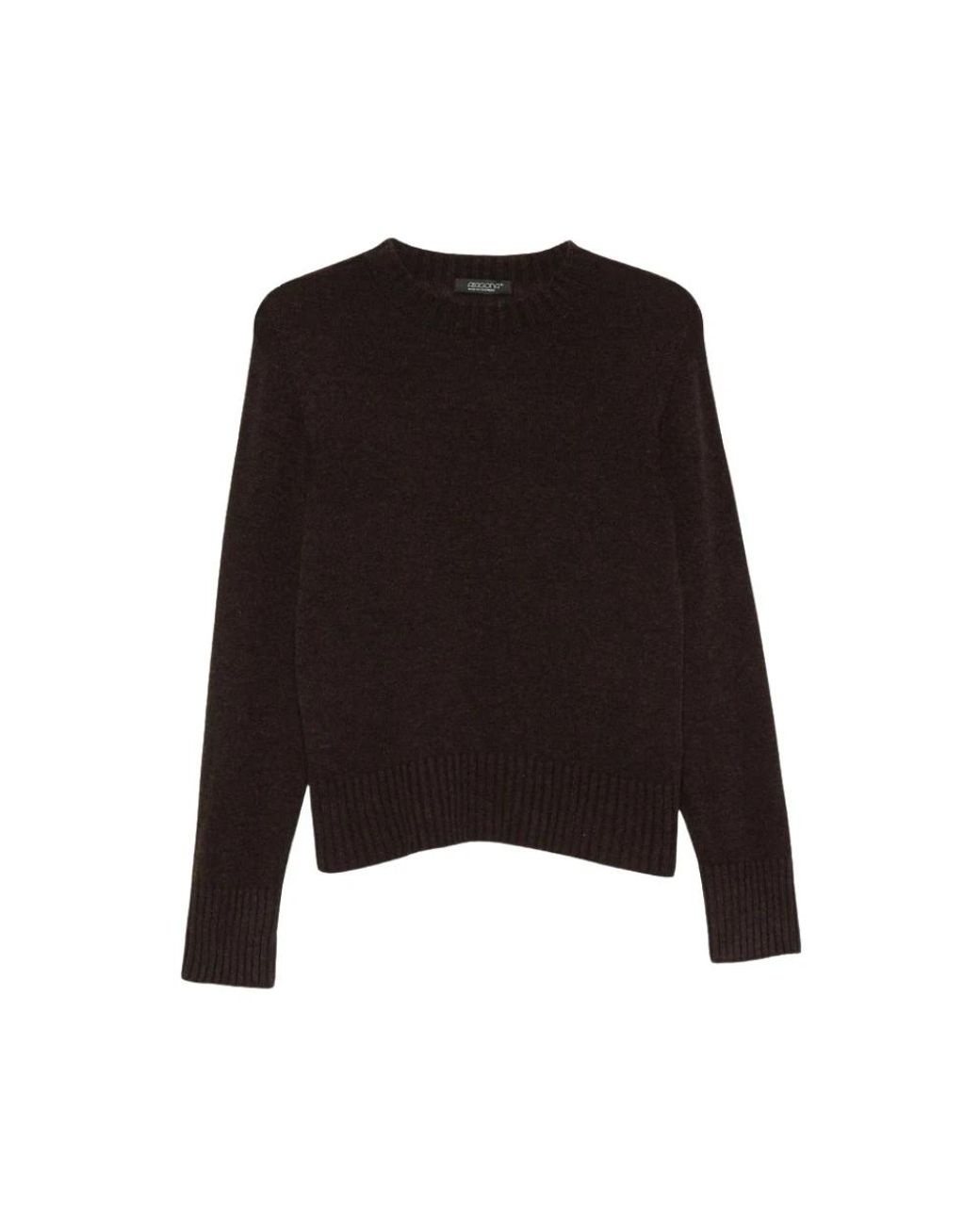 Aragona Black Round-Neck Knitwear