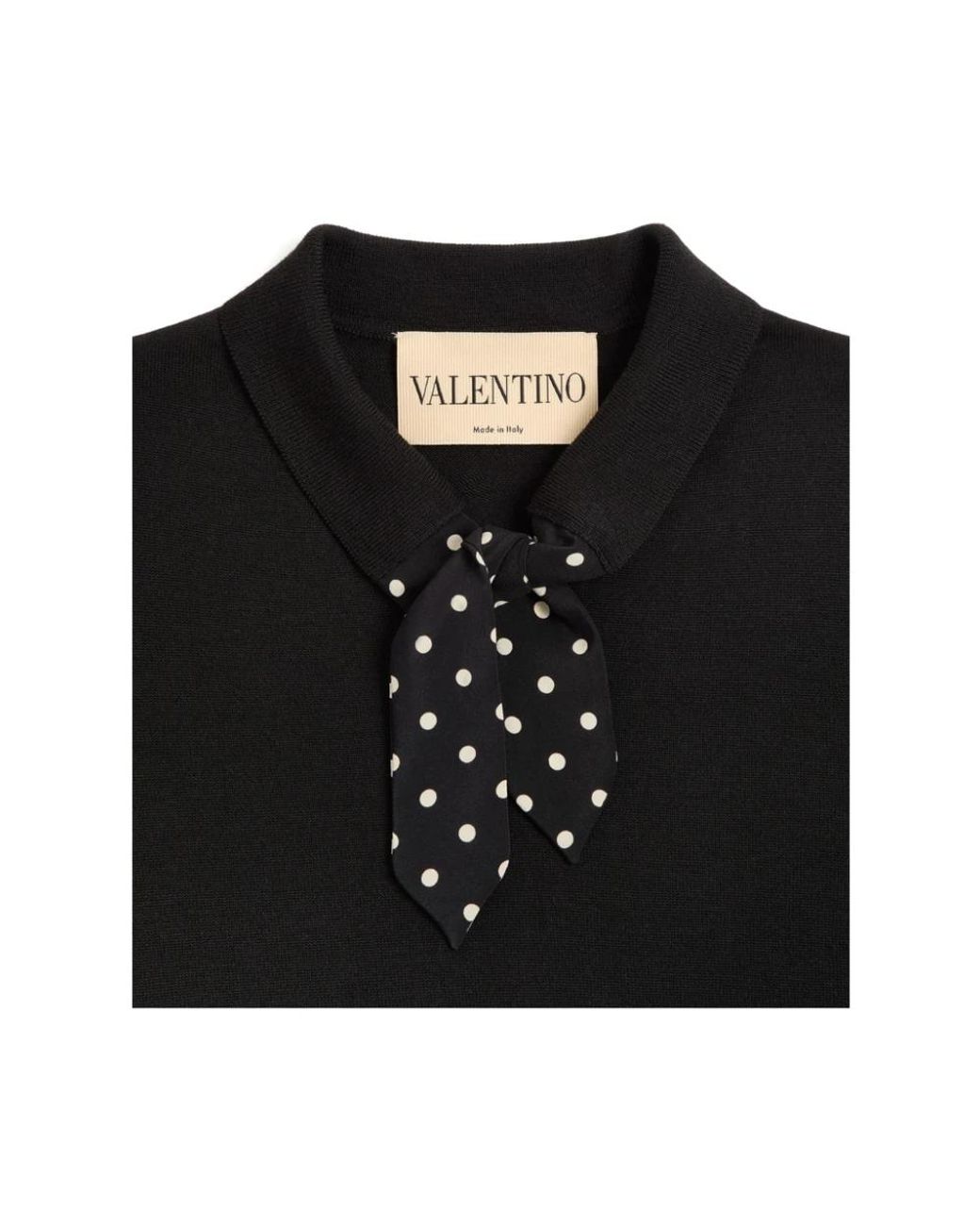 Valentino Black Polo Shirts