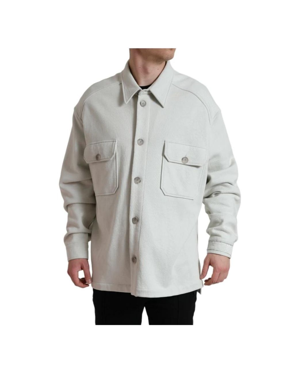 Dolce & Gabbana Gray Light Jackets for men