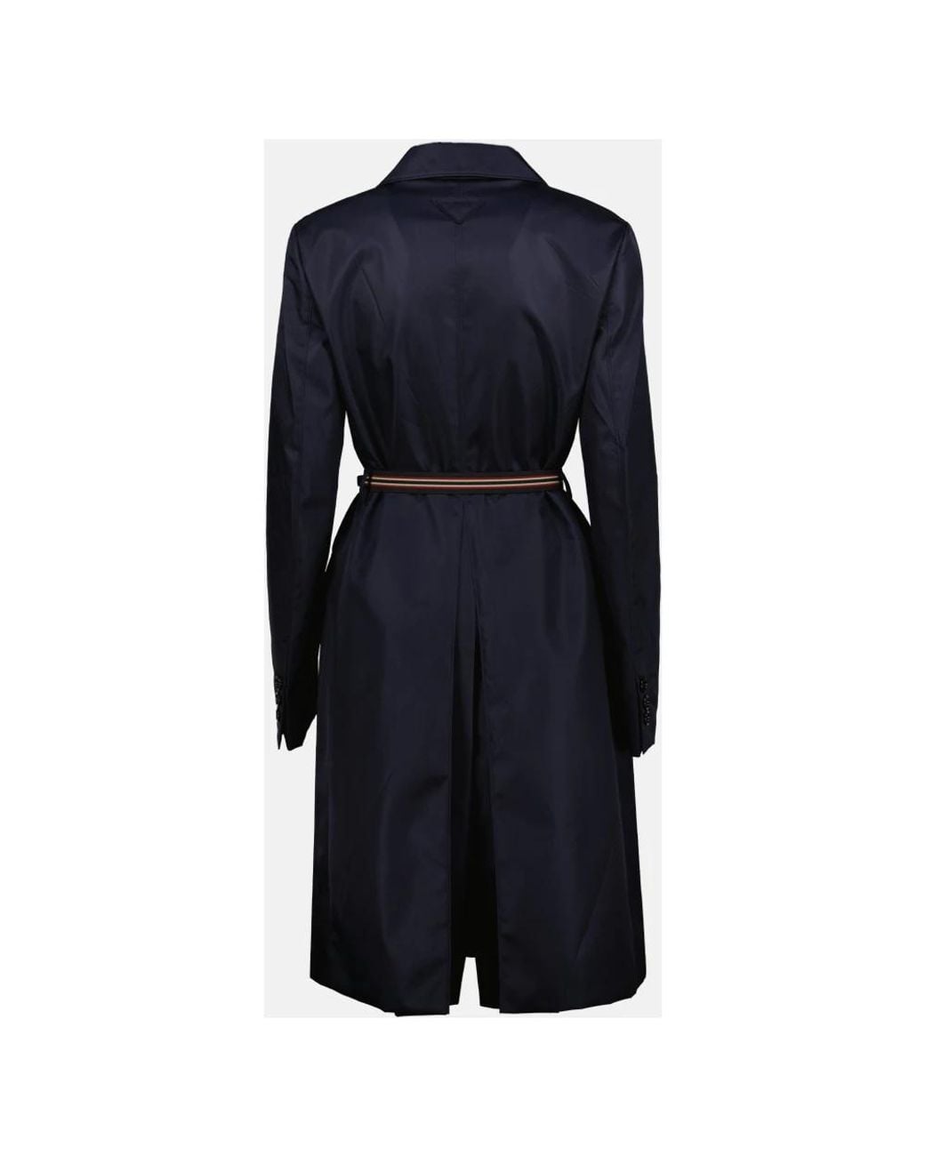 Prada Blue Trench Coats