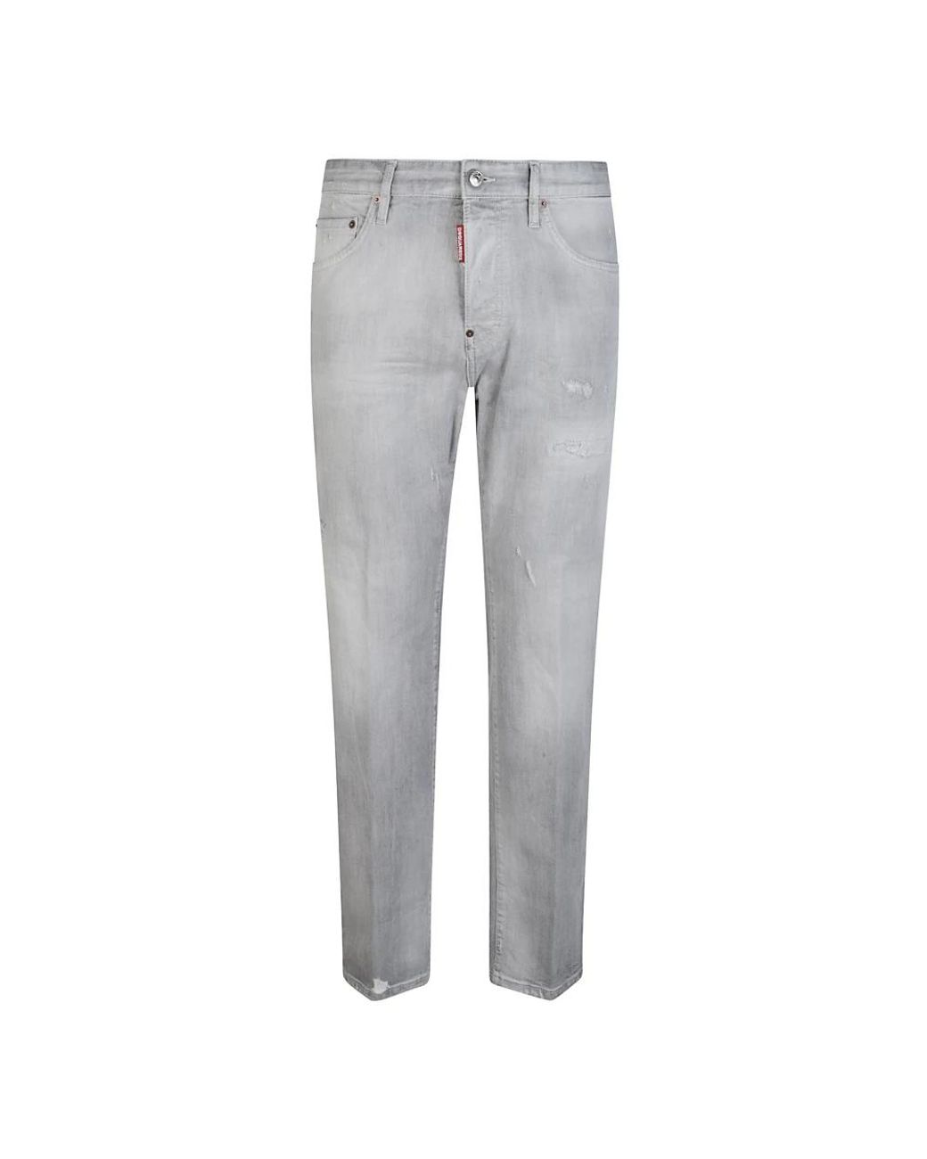 DSquared² Gray Slim Fit Jeans for men
