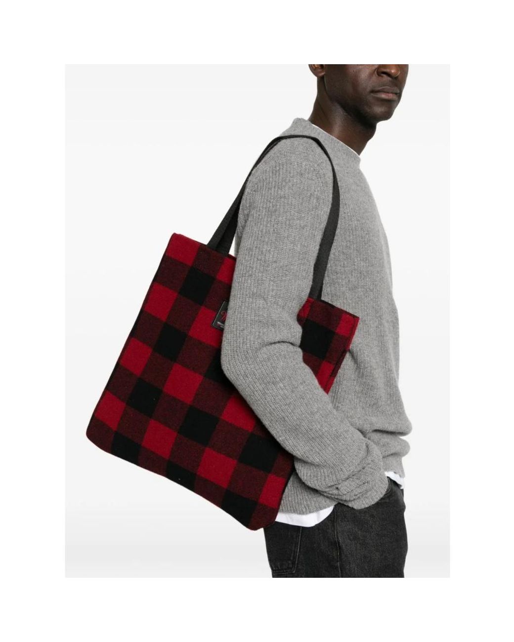 Woolrich Red Shopping Bags
