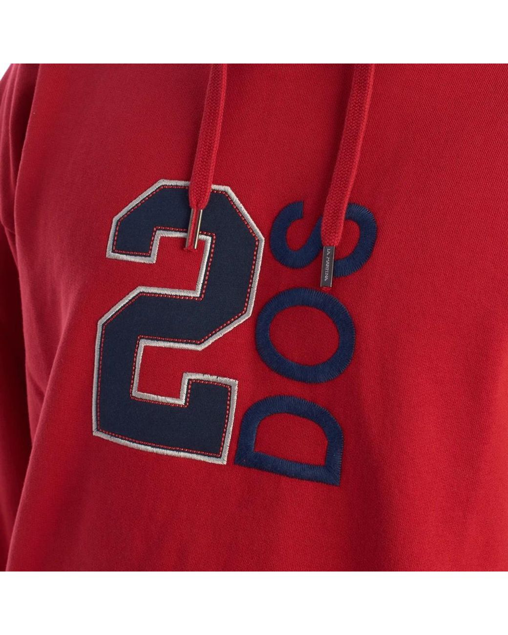 La Martina Red Hoodies for men