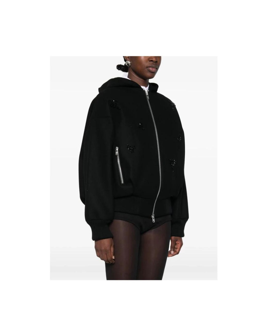Simone Rocha Black Zip-Throughs