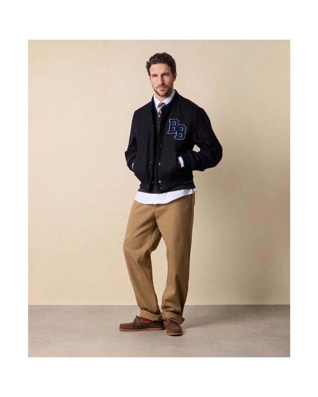 Brooks Brothers Blue Bomber Jackets for men