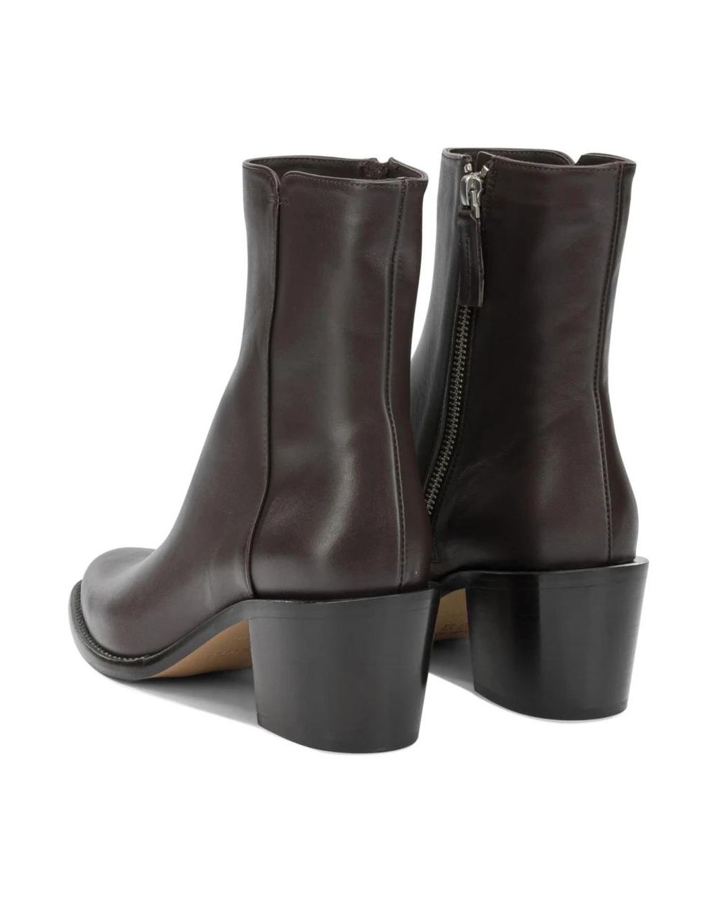 Pomme D'or Brown Heeled Boots