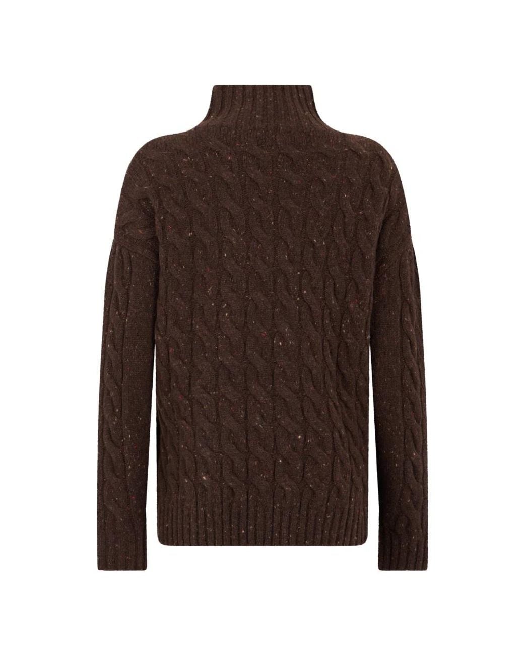Max Mara Brown Rollkragenpullover