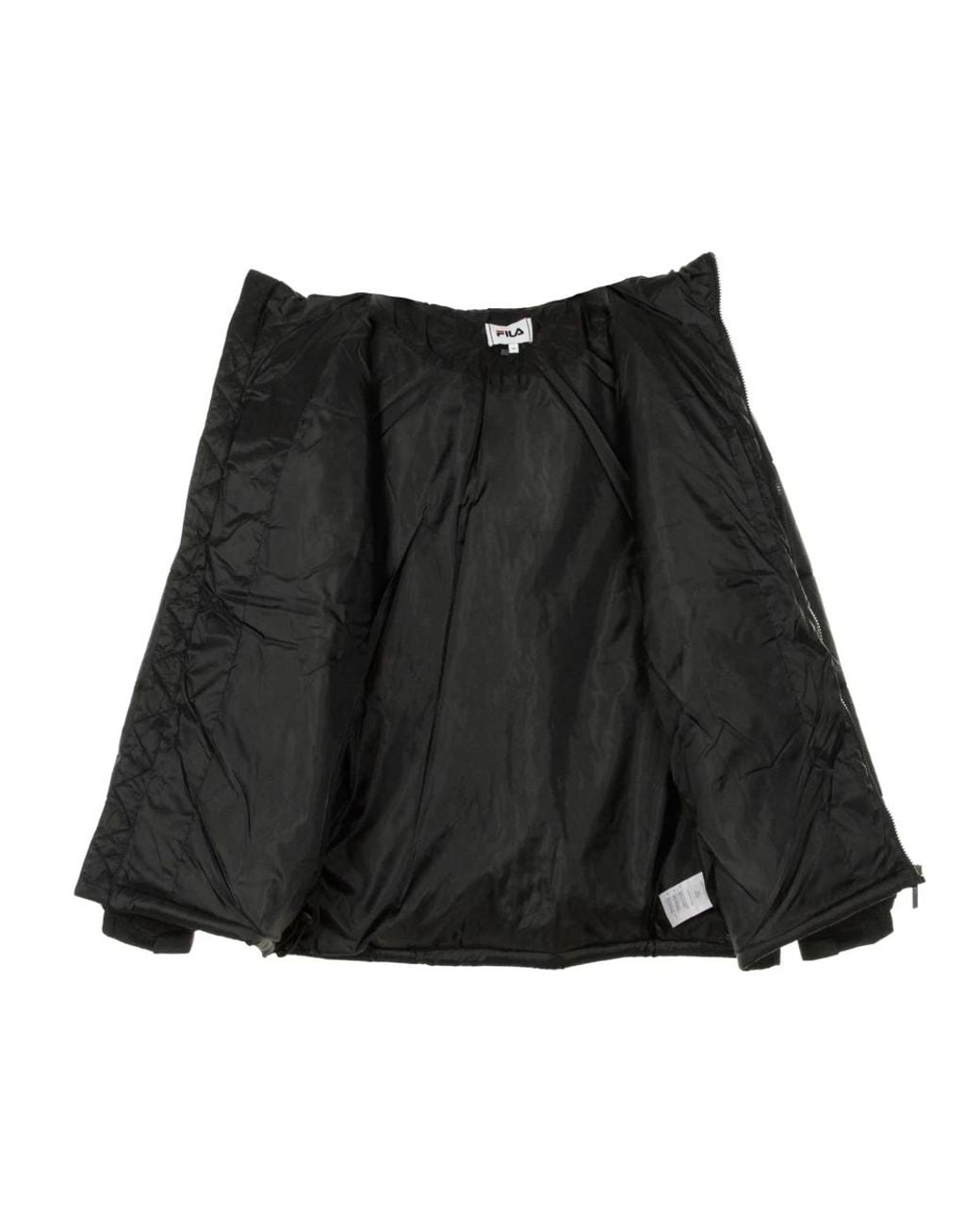 Fila Black Scooter Puffer Jacket for men