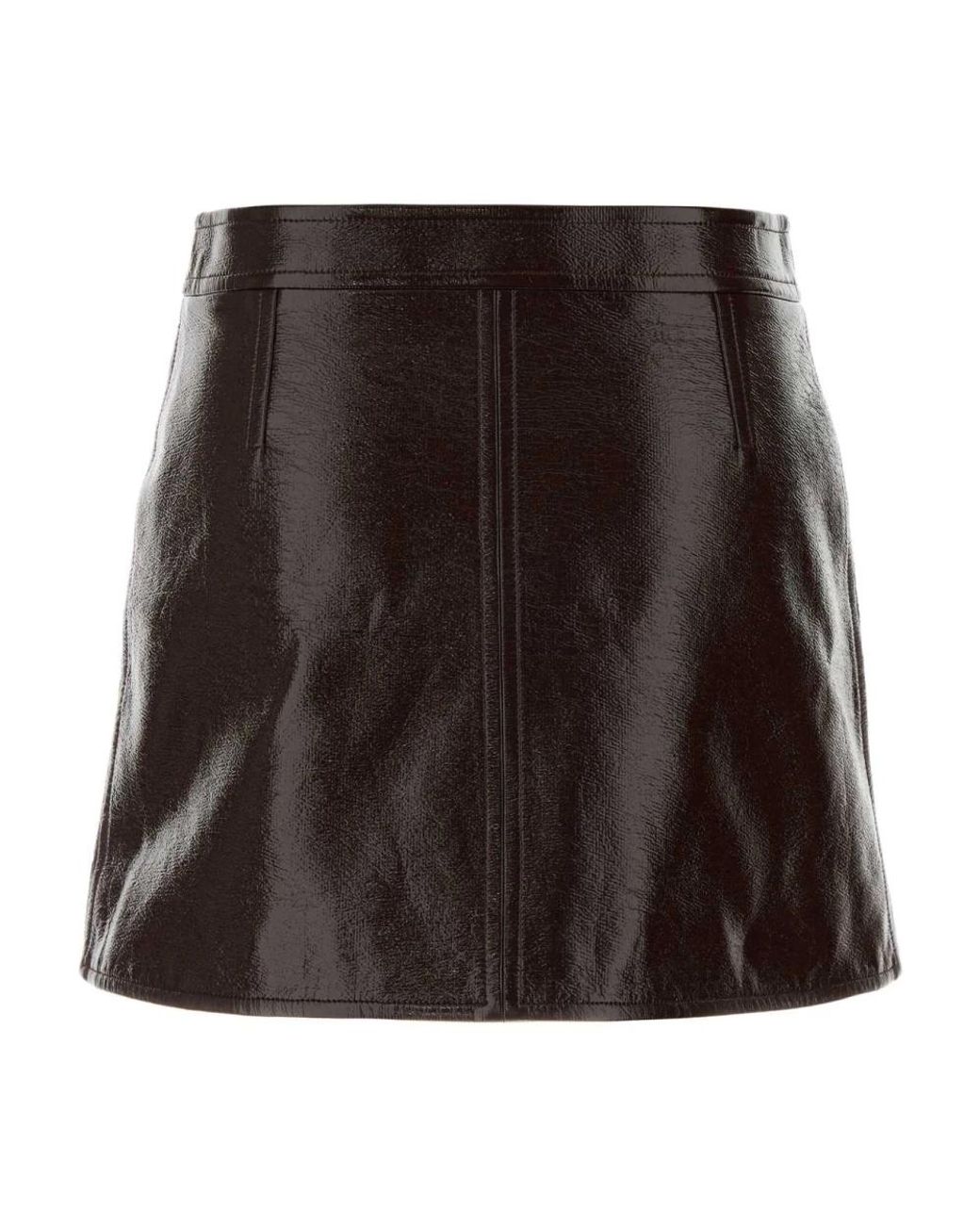 Courreges Black Short Skirts