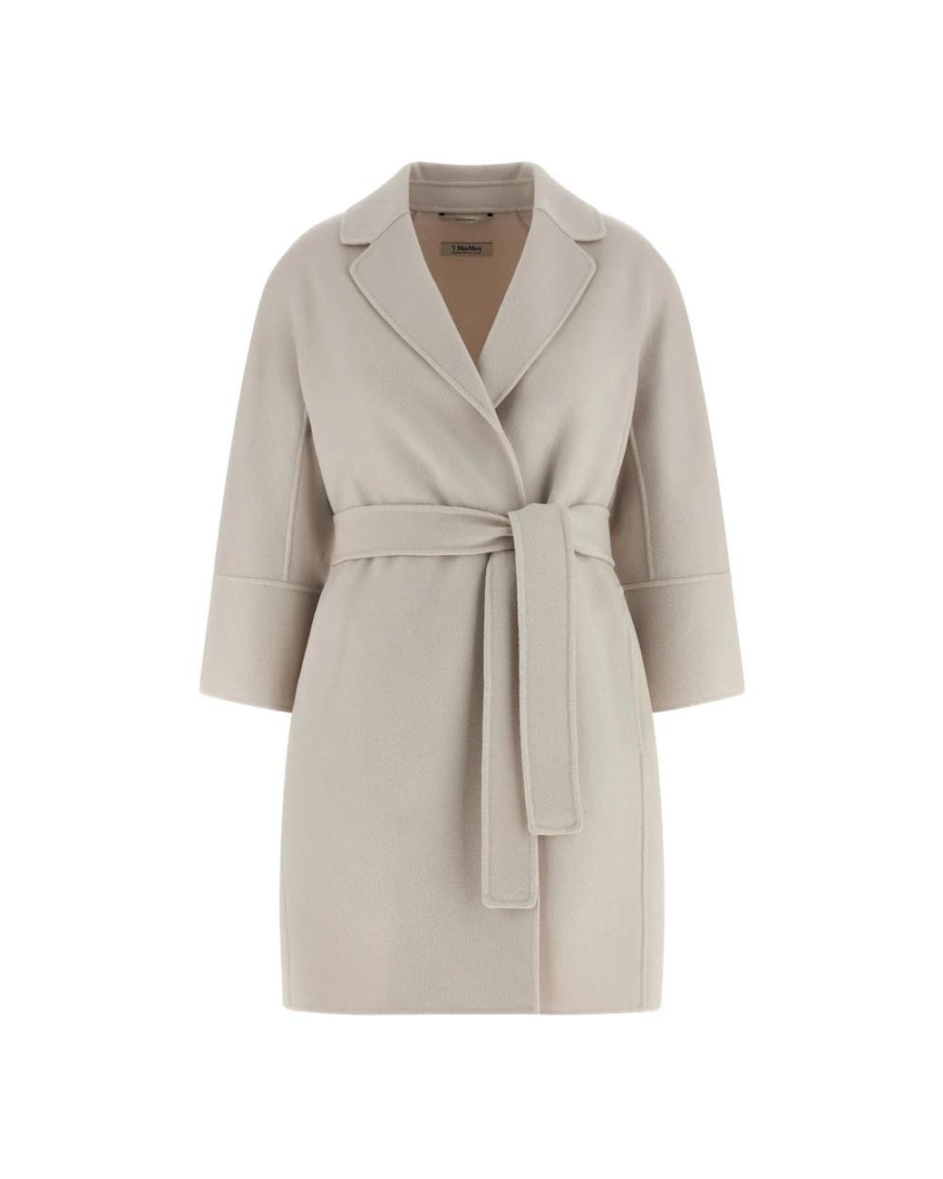 Max Mara Natural Belted Coats