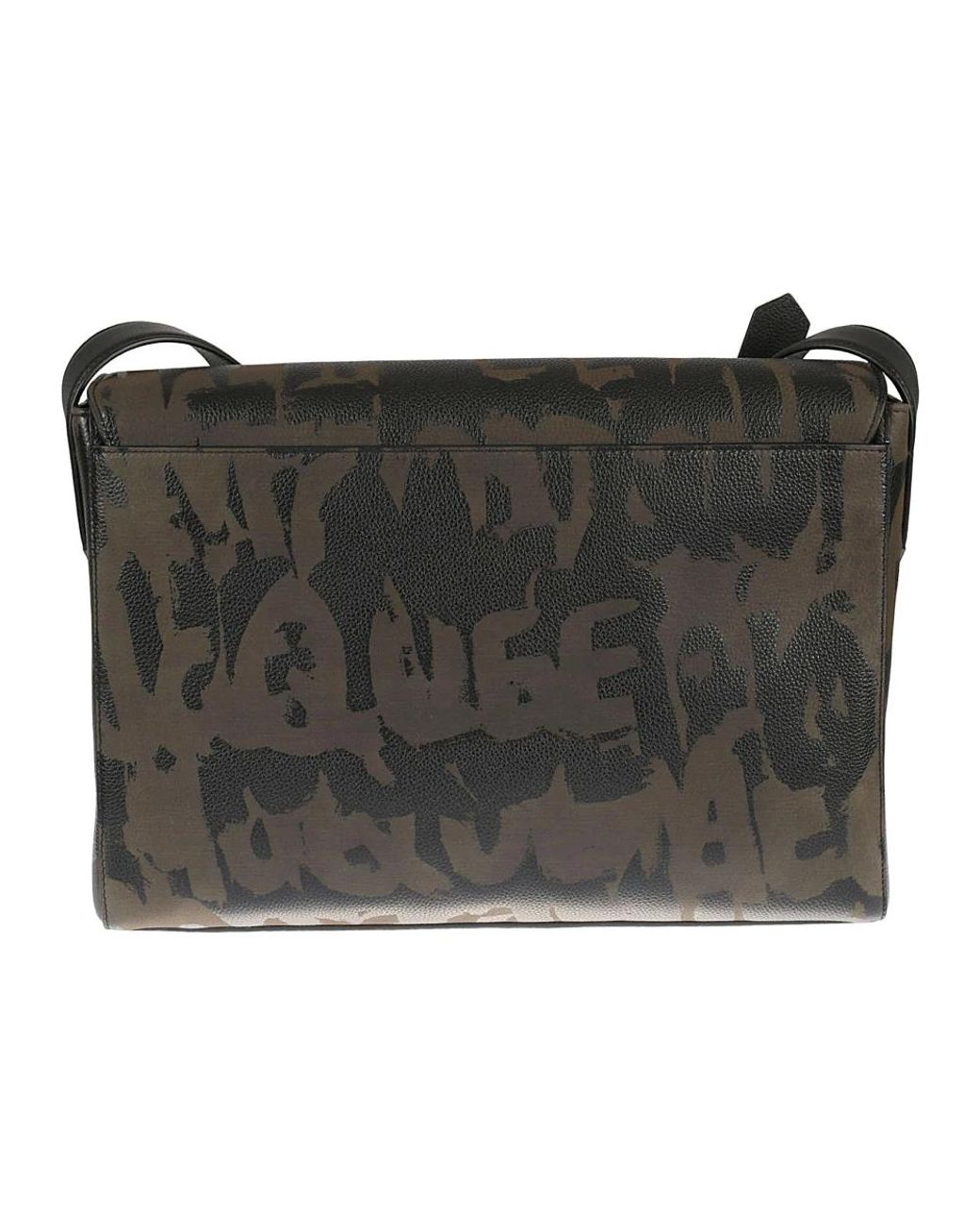 McQueen Black Cross Body Bags for men